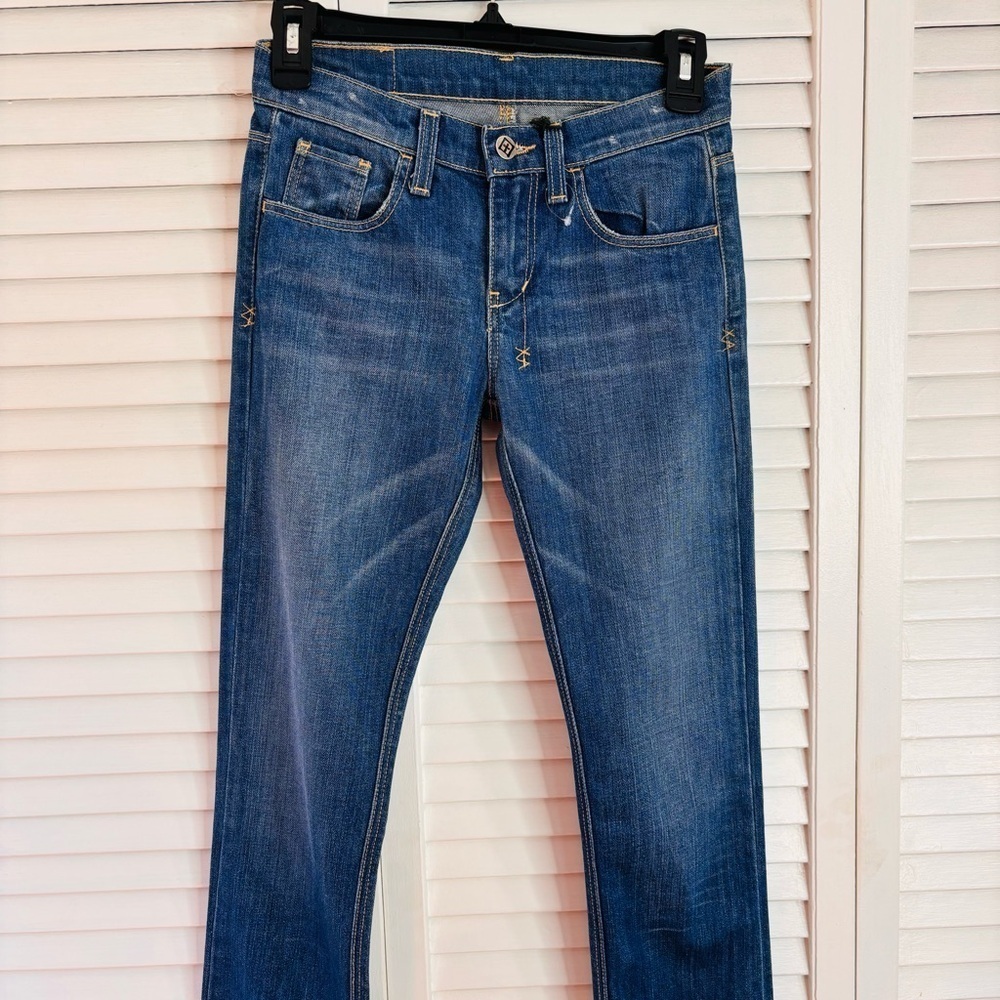 KSUBI Scooter Tallina Mid Indigo Jeans Size 24 - Picture 3 of 7